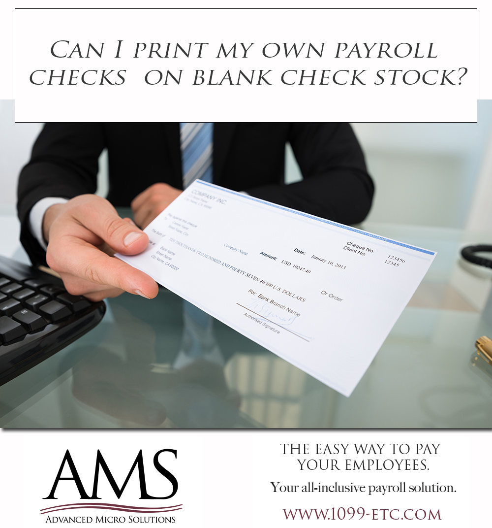 payroll check printing software