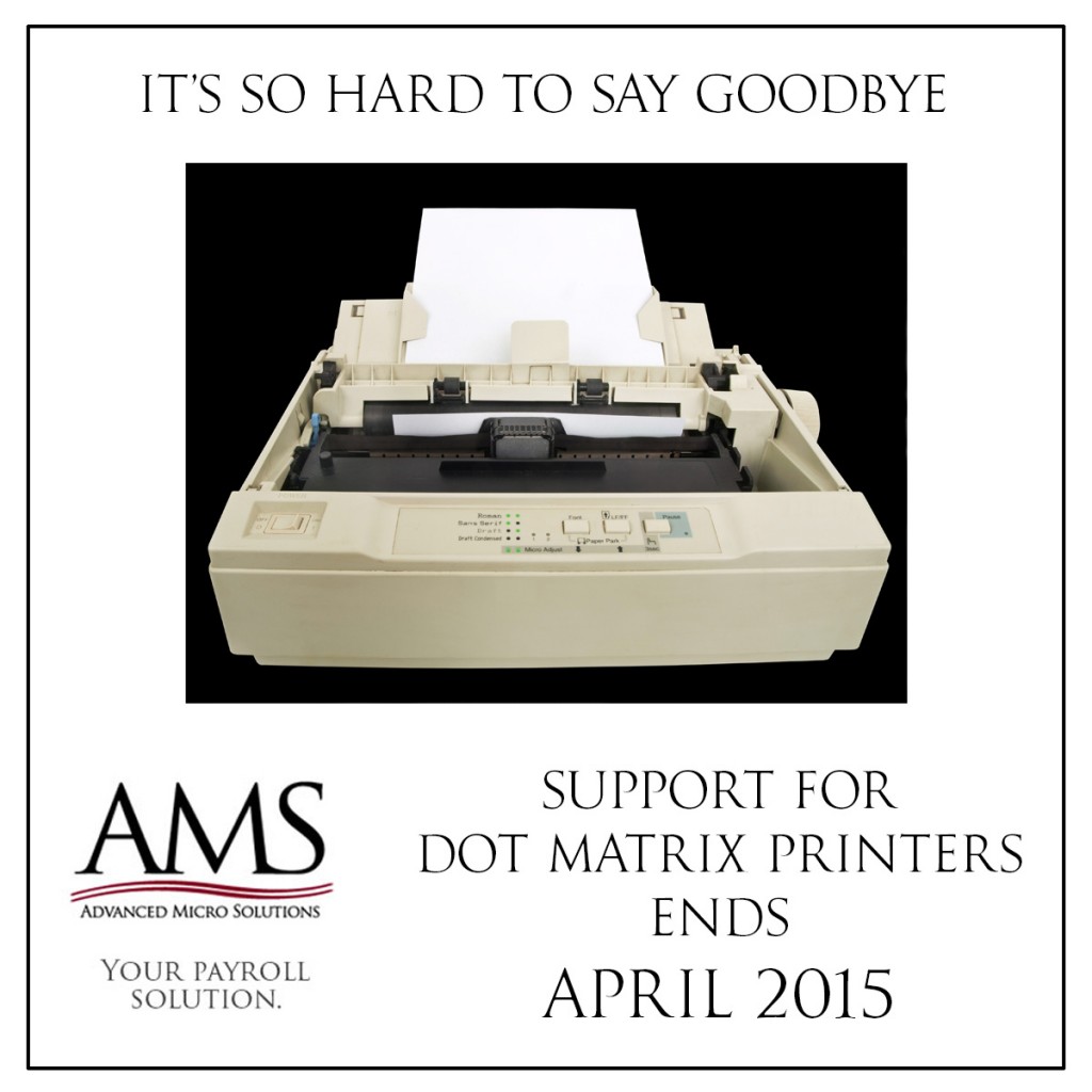 Printing Tax Forms on Dot-matrix printers